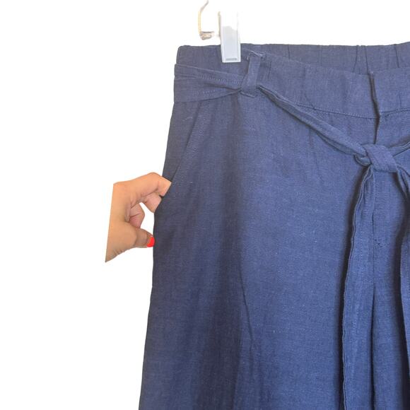Liz Claiborne blue cropped casual pants size small - Picture 6 of 9